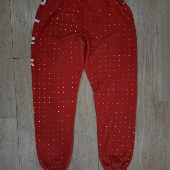 VICTORIA SECRET PINK Y2K Rhinestone Sweatpants MED - Picture 5 of 5